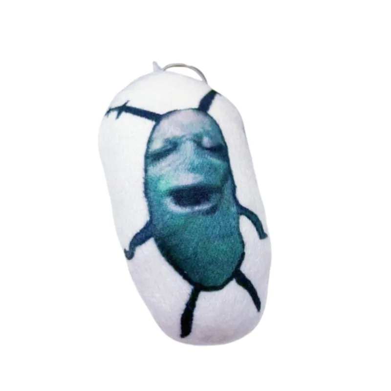 Zauroczony Plankton Pluszak Nowy Kreatywny Piszczący Wisiorek Śmieszny Meme Zawieszka do Torby Gadżet Głosowy Pluszak Breloczek плюшевый брелок