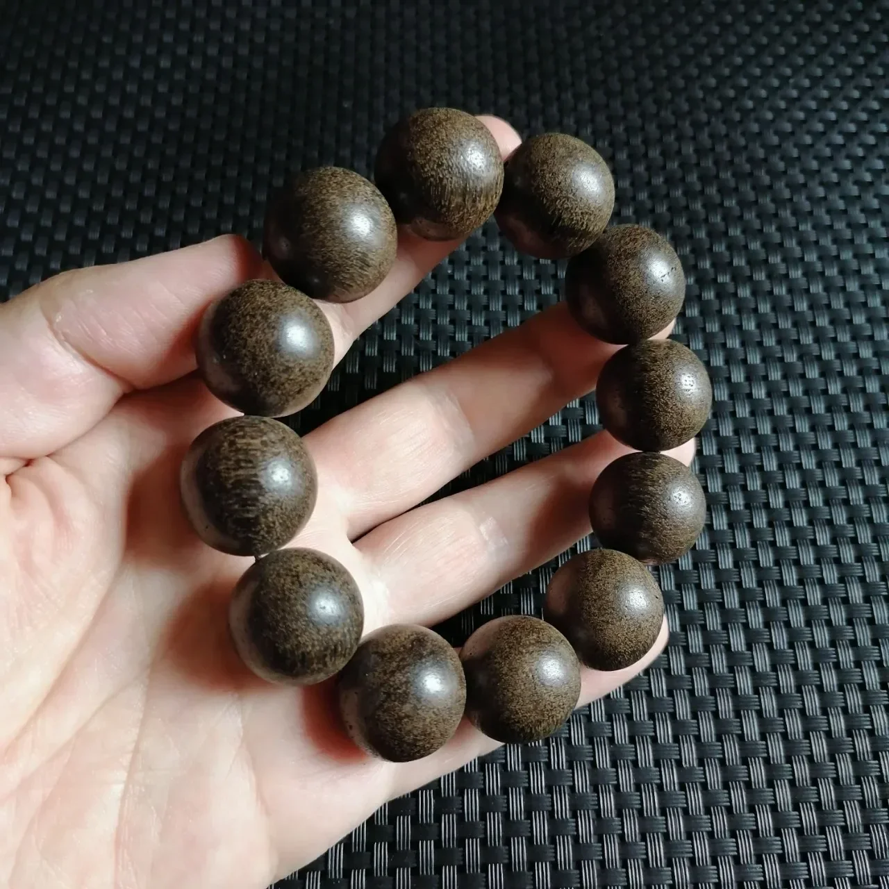 Natural Large Incense Beads Men's Strings Elegant Natural Strings Men Black Luxury Rosary Women's Jade Strings Women's Bracelets