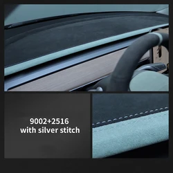 Custom Car Dashboard Cover Wrap in Alcantara for Tesla Model 3 model Y 2016 2017 2018 2019 2020 2021 Shade Cushion