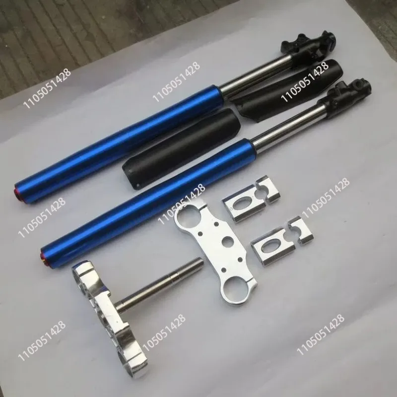 

Передняя вилка для внедорожного мотоцикла, маленькие аксессуары для гонок, перевернутый передний амортизатор 710/800 мм с напряжением