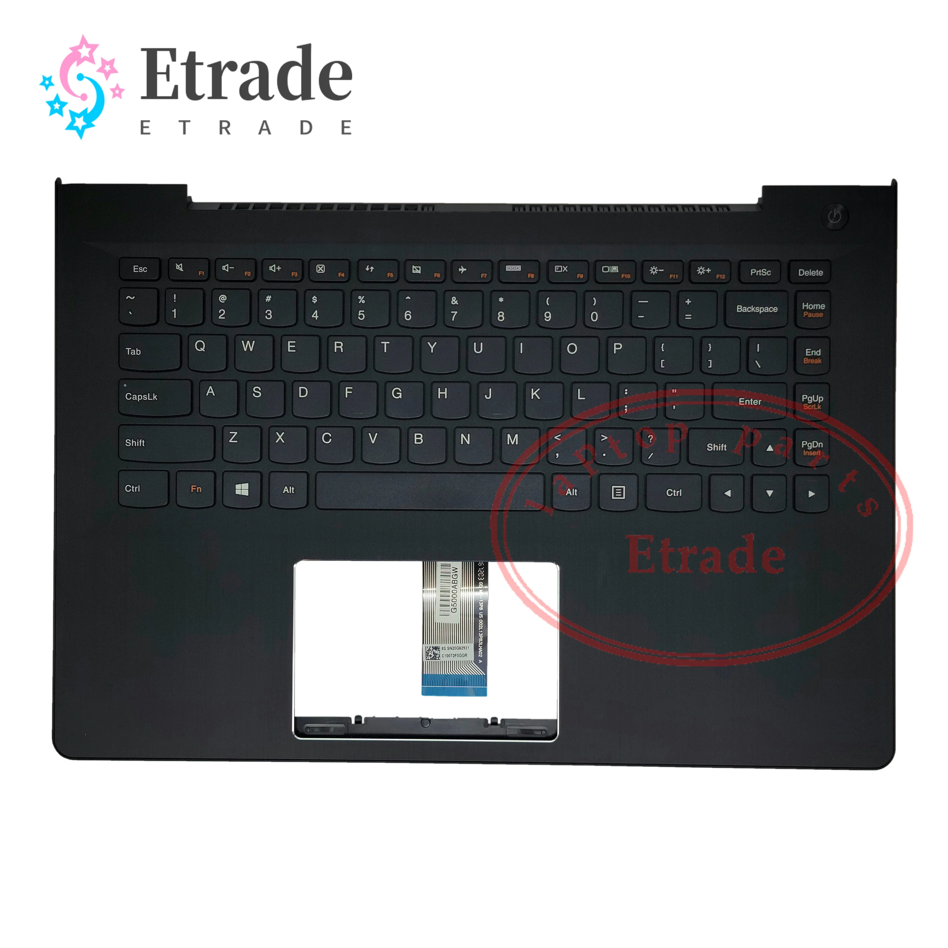 New Original For Lenovo IdeaPad 500s-14 500S-14ISK S41-70 Palmrest Upper Case Top Cover With US Non-Backlit Keyboard 5CB0H71431