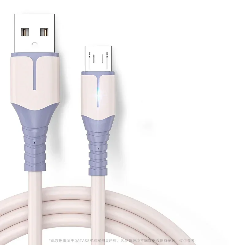 Cable Micro USB LED de carga rápida, Cable de datos 3A para Samsung, Xiaomi, HTC, OPPO VIVO, Cargador USB, accesorios para teléfonos móviles