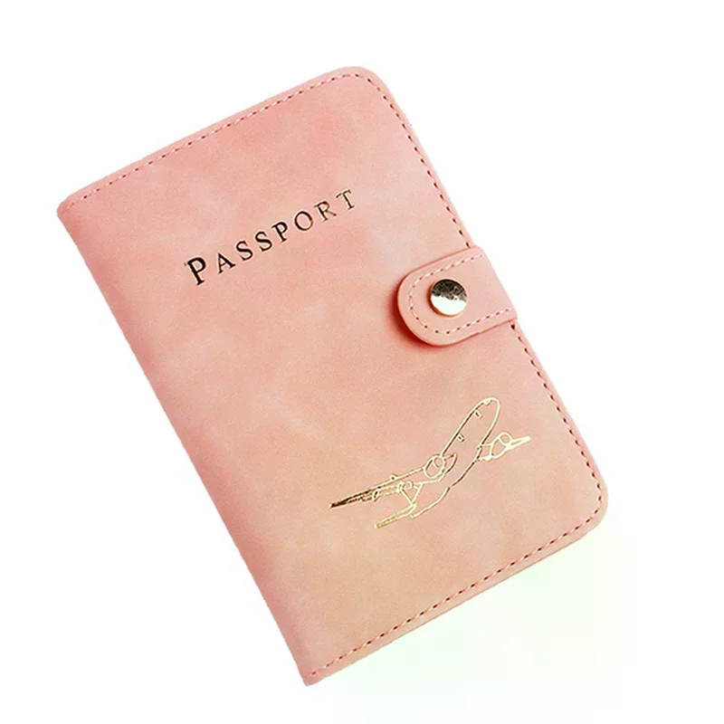 Waterproof Passport Holder Covers Case Travel PU Leather Credit Card Wallet Cute Passport Book For Women/Men Passport Cover view 5