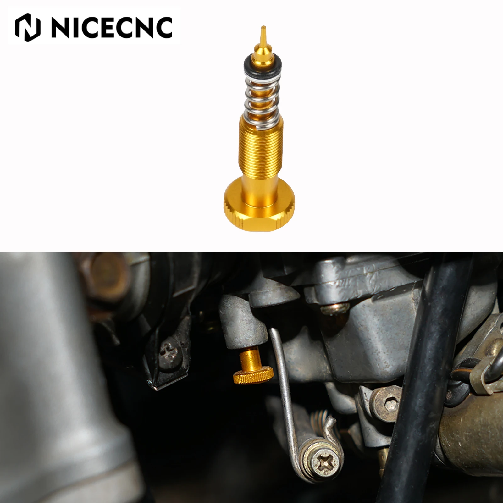 For Suzuki DRZ400SM DRZ400S DRZ400 S SM DRZ 400 S SM 2000-2024 2023 Carburetor Fuel Screw Bolt NICECNC Motorcycle Accessories