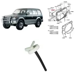 1 Pcs Vice Water Tank Cover with Tube for Pajero V30 V10 Radiator Condenser Cap for Montero Coolant Reservoir for L200 MB598036