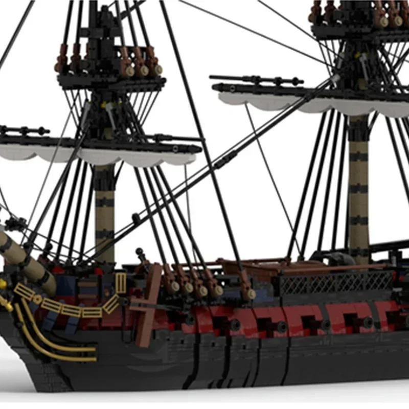 

Военная модель Moc, строительные кирпичи, французская фрегат, технология «Emeraude», модульные блоки, подарки, рождественские игрушки, наборы «сделай сам», сборка