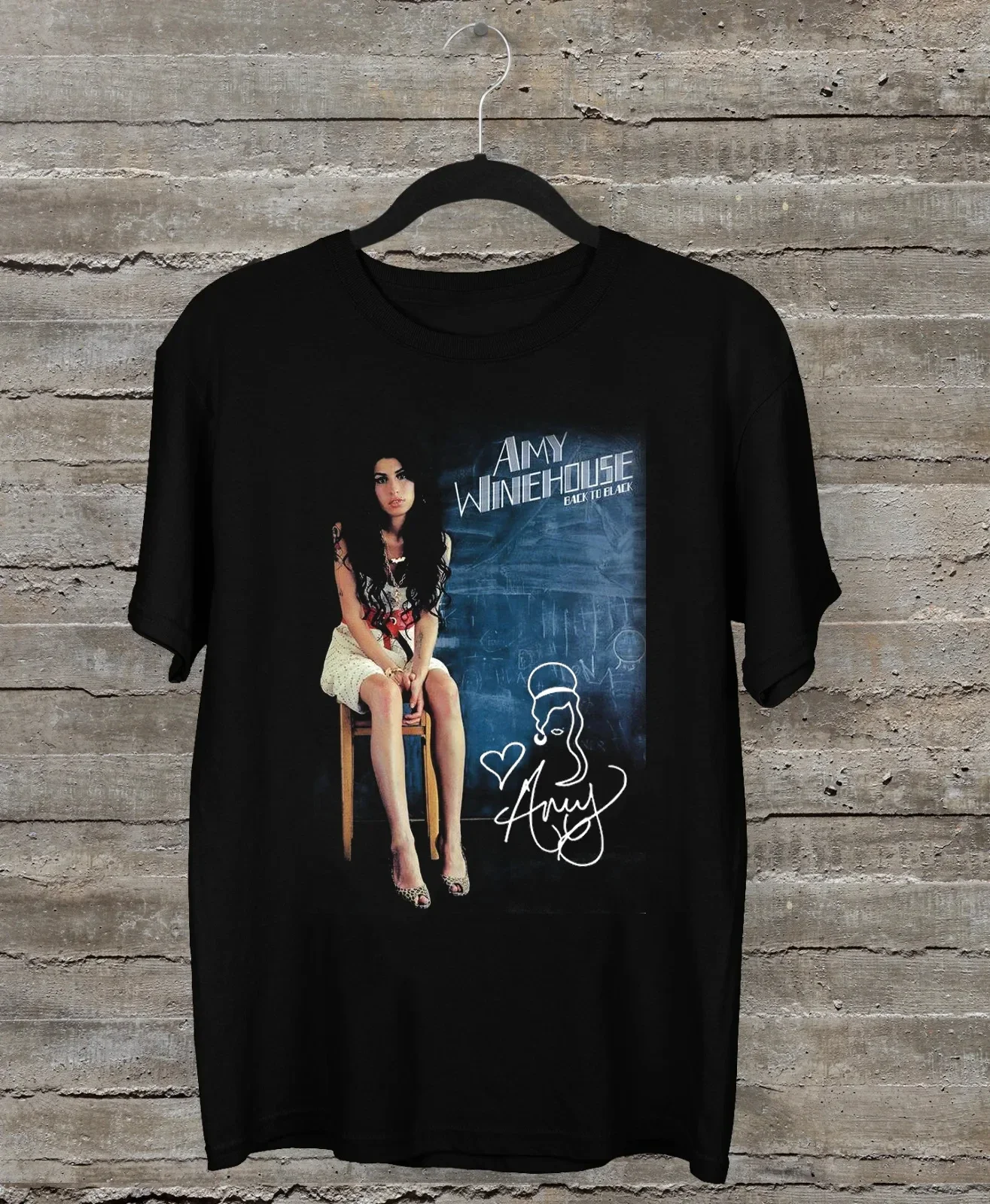 TMB464 New Amy Winehouse Gift For Fan Black S-2345XL Unisex T-Shirt  mens t shirts Short Sleeve vintage Male 2024 man