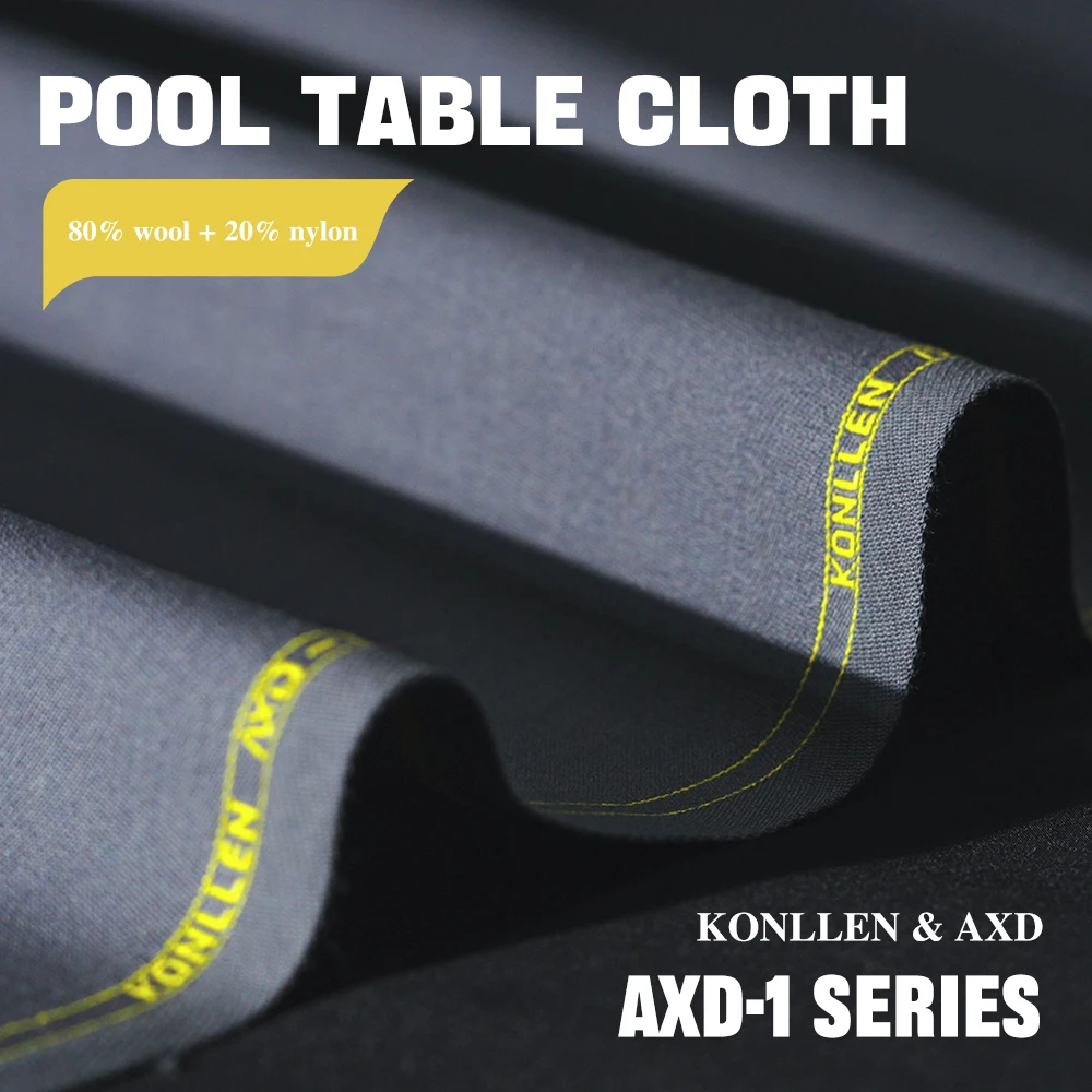 

KONLLEN AXD Pool Table Felt for American 9 ball Pool Table with 6 Cloth Strips Pre Cut Billiard Table Cloth Felt Billiard Cloth
