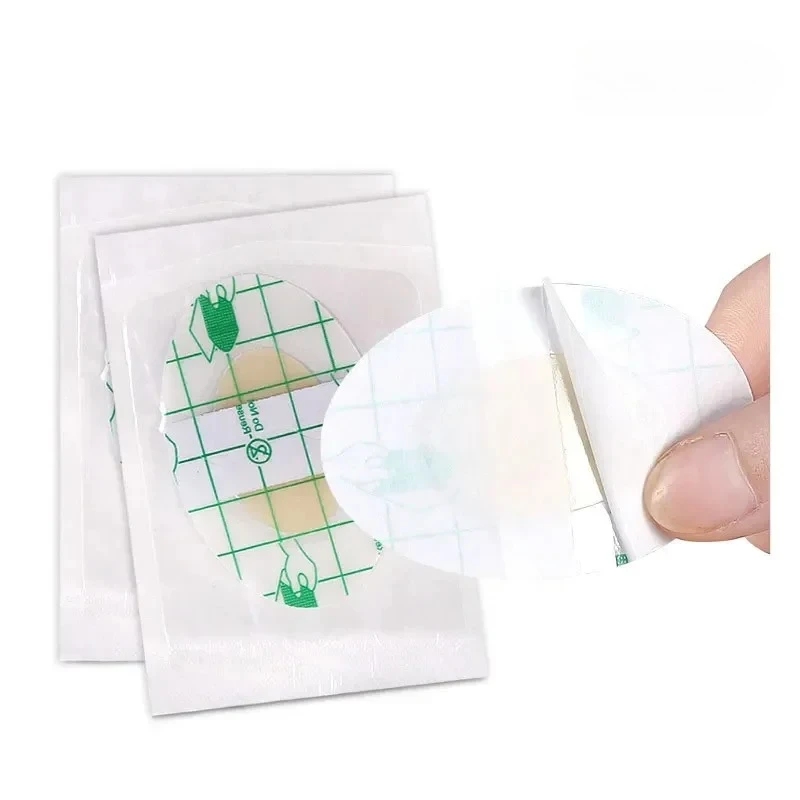 

20Pcs/Set Oval Shape Band Aid Skin Wound Dressing Patch Heel Protector Tape Stickers Adhesive Bandages Pain Relief Plasters