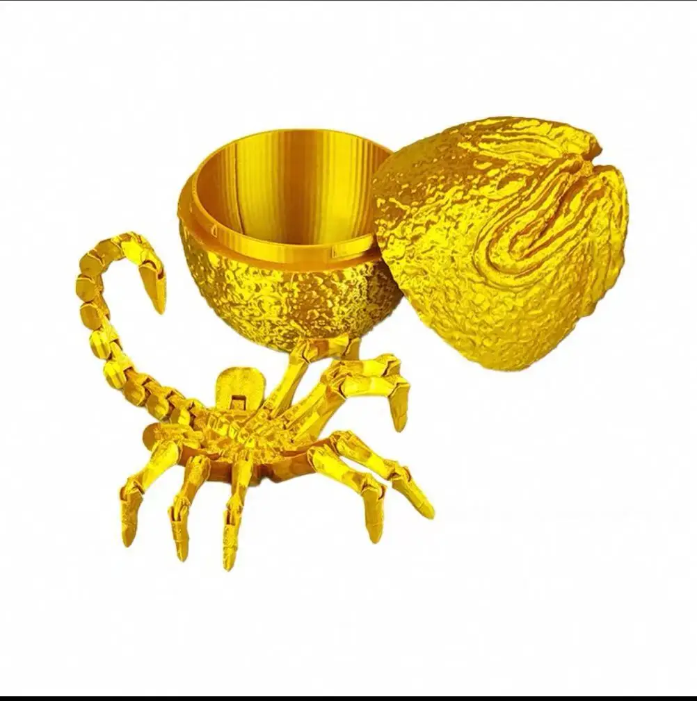 Fully Articulated Alien Facehugger 3D Print Model Collectible Figurine Sci-Fi Horror Desktop Room Decor Ornament