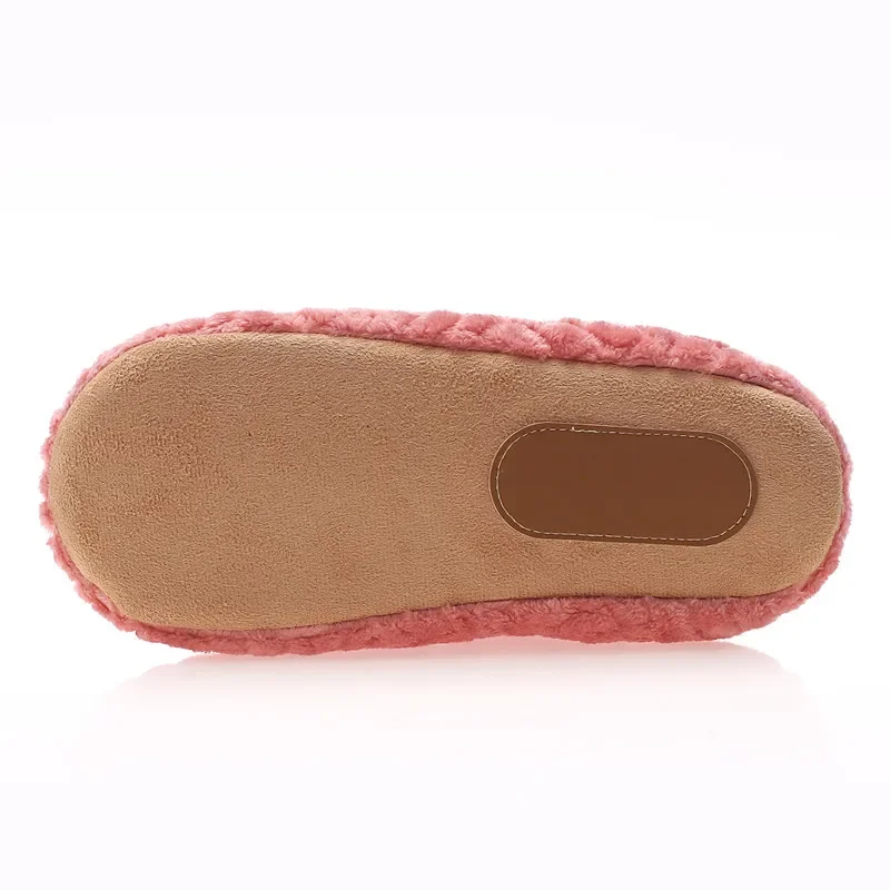 Zapatillas suaves de algodón para el hogar, zapatillas de invierno para mujer, zapatos cómodos y ligeros para interiores, chanclas silenciosas para