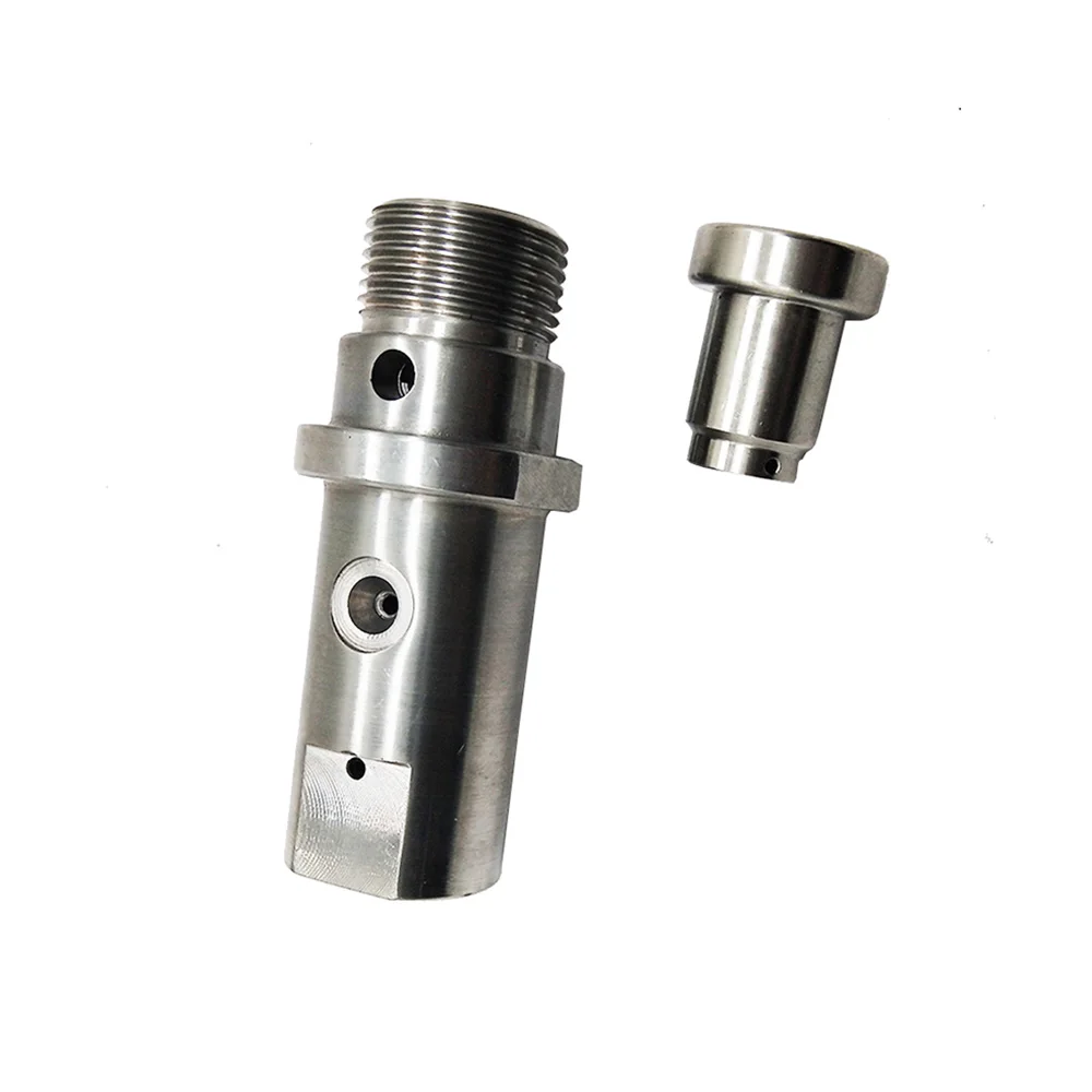 60K CNC Water Jet Cutting Head High Pressure Valve Body For H2O Waterjet  Cutter Head Parts On/Off Valve Body 100048-3 010104-1