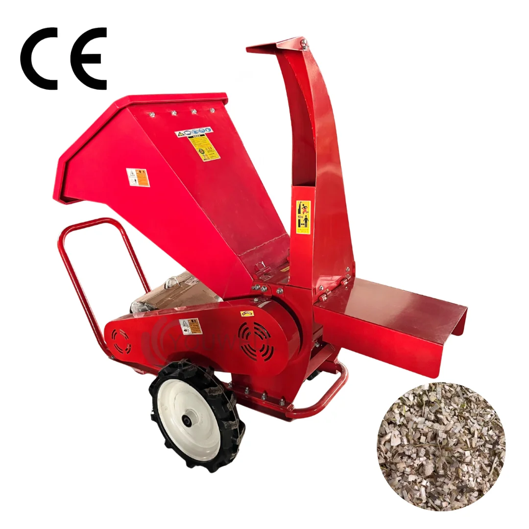 High-Capacity Mobile Tracked Wood Waste Shredder Farm Waste Biomass Fuel Forestry Machinery Branch Crusher Factory Price 1 Year