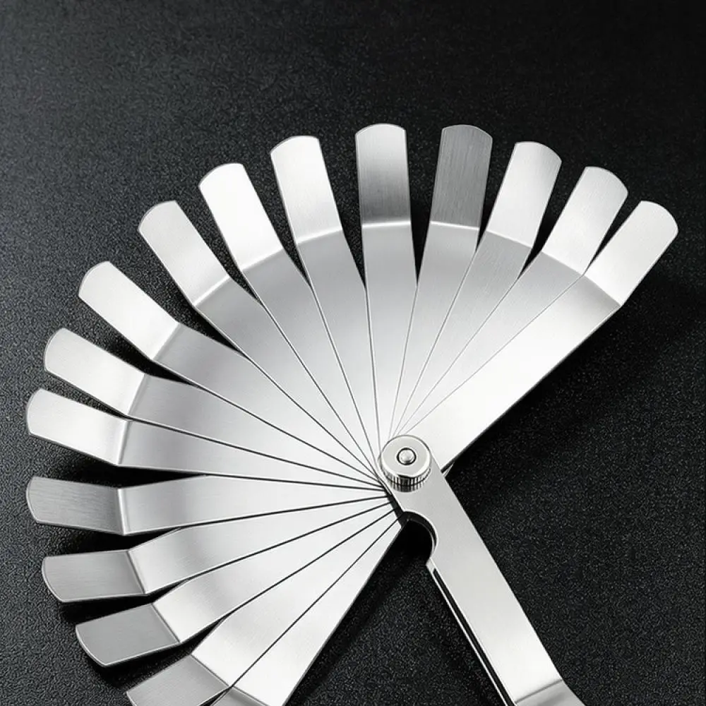 Accurate Stainless Steel Feeler Gauge Kit Gap Measuring Blades Industrial Precision Hardware Inspection Repair Tool