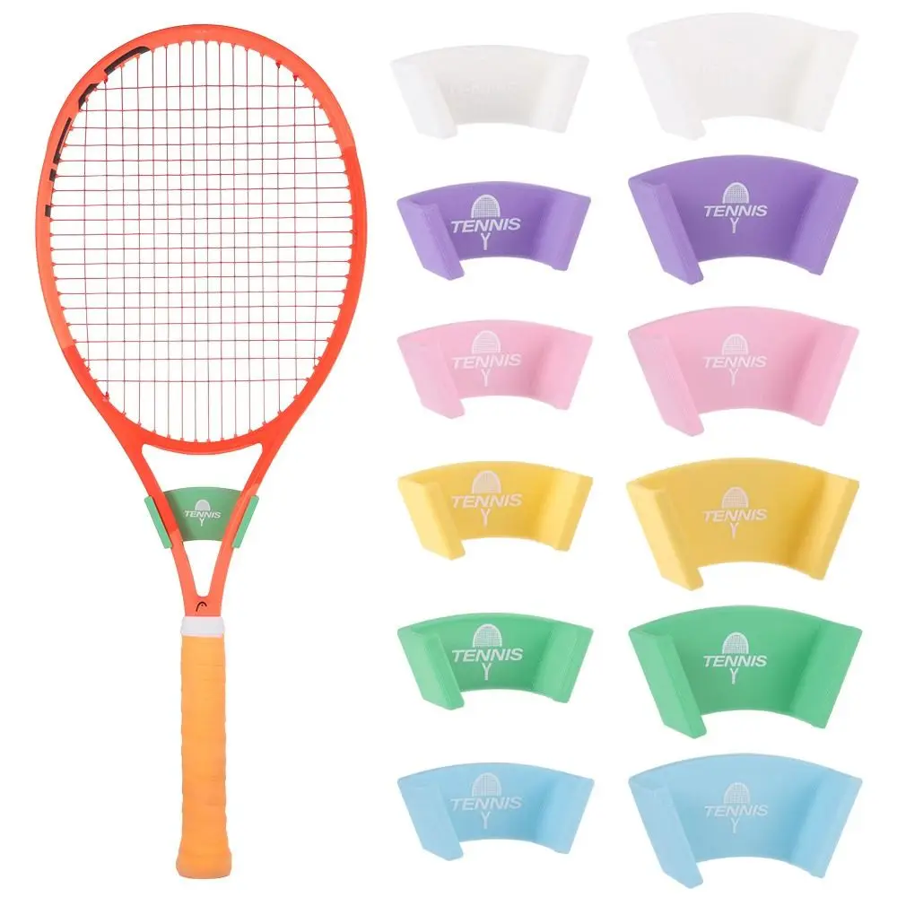 Wandmontierter Tennisschlägerhalter Selbstklebender Kunststoff-Badmintonschlägerhalter Ohne Bohren Langlebig – Detail 2