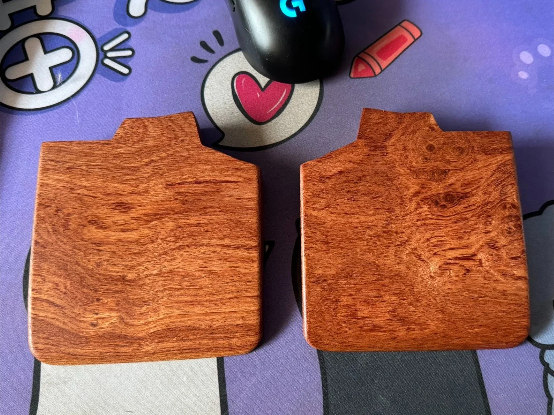 Dactyl Manuform Wooden Palm Rest Custom Alice Special-shaped Mechanical Keyboard Hand Support Split Curved Keyboard Wrise Rest