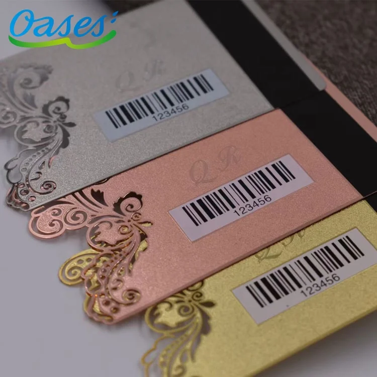 Customized query Warranty Custom Wedding Invitation Rose Visit Mirror Metal Card Laser Engraving Metal Blank Business Visiting C