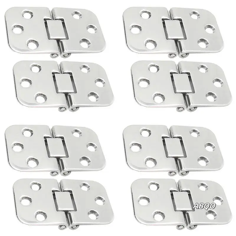 

8Pcs Marine Level Hinge Grade Stainless Steel Mirror Polished For Boat, Rvs, Marine Accessory