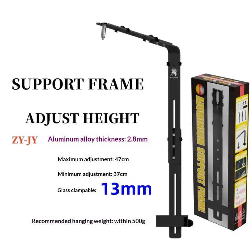 New Fish Light Holder Aluminum Alloy Lamp Stand Adjustable Versatile Aquarium Light Bracket Stable Support For Hanging Lamp