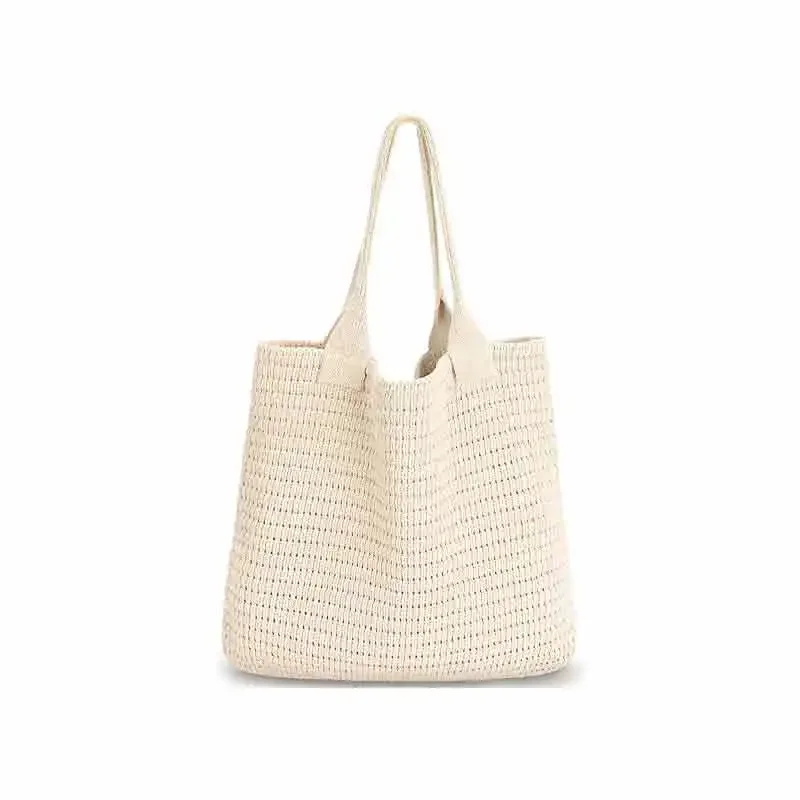 SGR2 Crochet Bags for Women Large Tote Aesthetic Handbag Shoulder Hippie Knit Bag