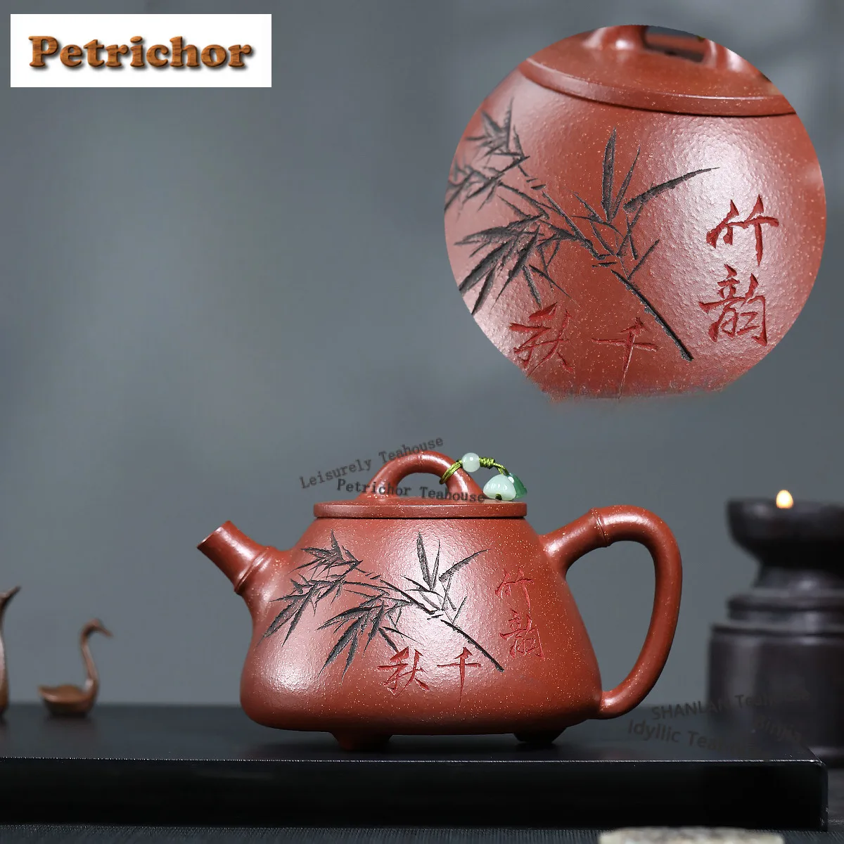 

480ml Aesthetic Yixing Purple Clay Teapots Famous Master Handmade Stone Scoop Pot Raw Ore Downhill Mud Kettle Zisha Tea Set Gift