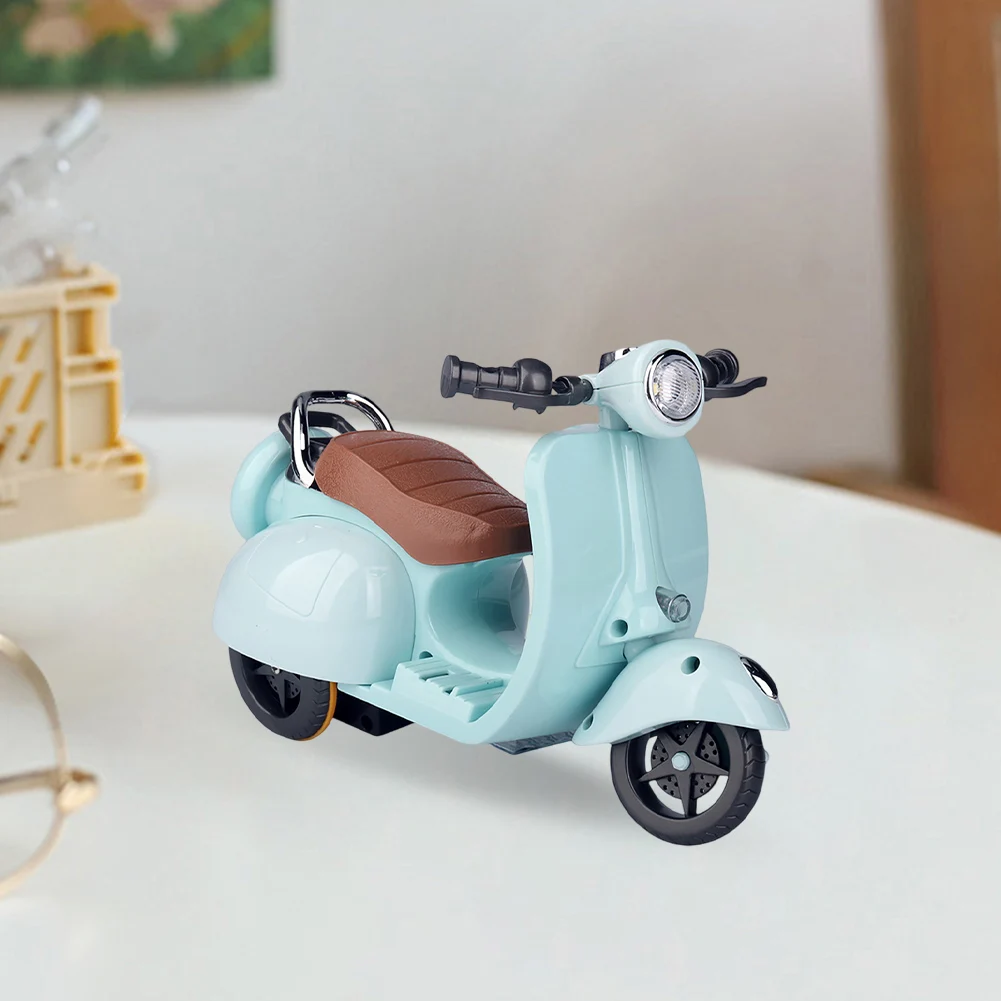 Colección de bicicletas eléctricas de simulación, colección de juguetes de motocicleta de simulación en miniatura giratoria de 360 grados, juguetes de motocicleta acrobática