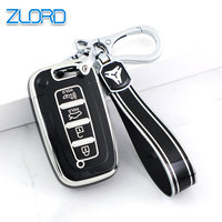 3 4 Buttons Shell Fob Keychain for Hyundai Genesis Coupe Sonata Ix35 for KIA Forte Sportage K2 K5 TPU Car Remote Key Case Cover