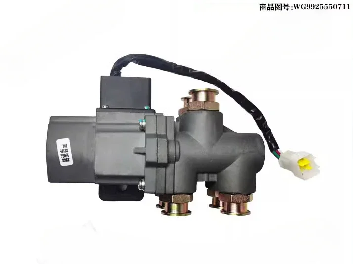 Double fuel tank reversing valve Main and auxiliary fuel tank Electric transfer valve