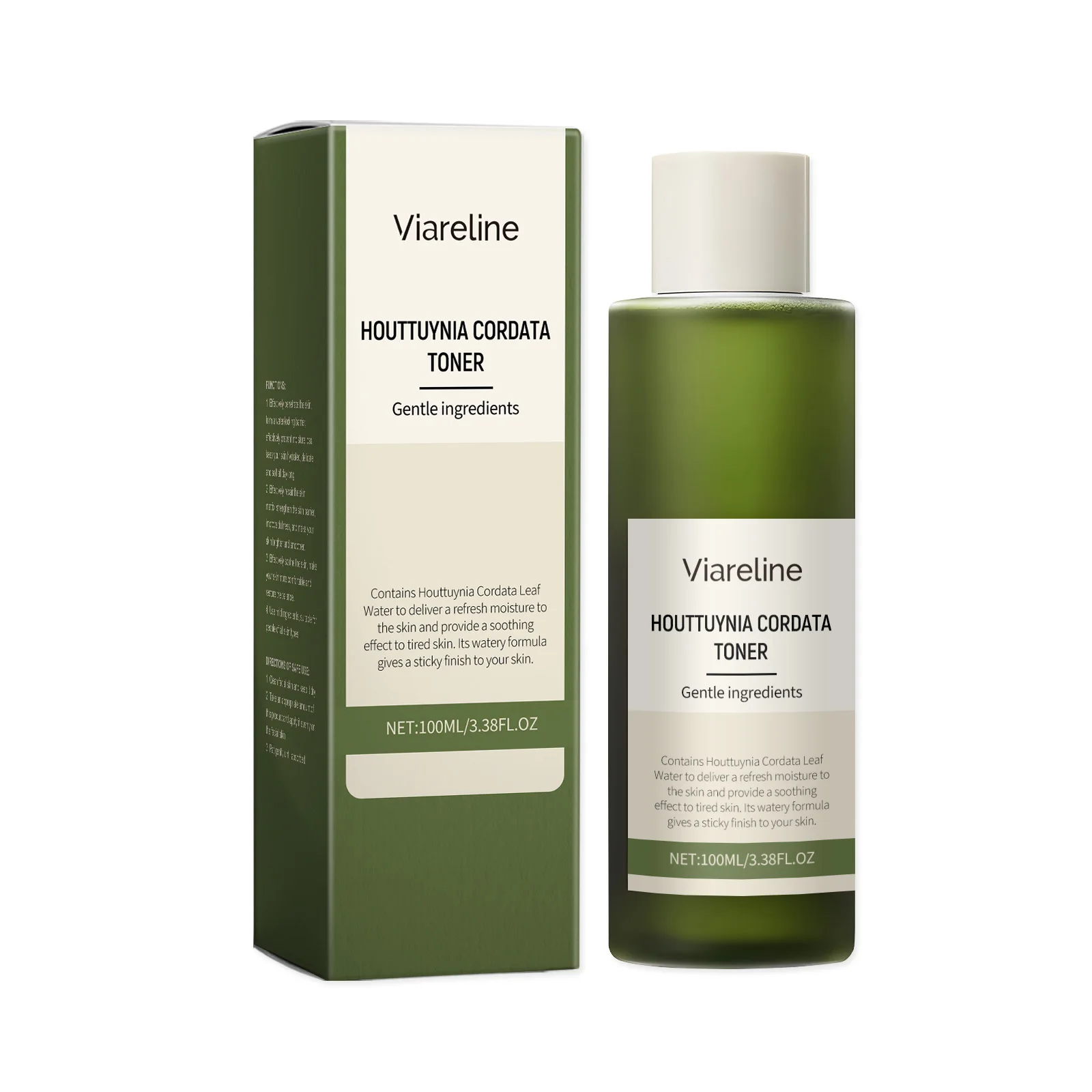 

Cordata Skin Toner by Viareline - Refreshing & Soothing Facial Treatment for Tired Skin, 3.38 fl.oz