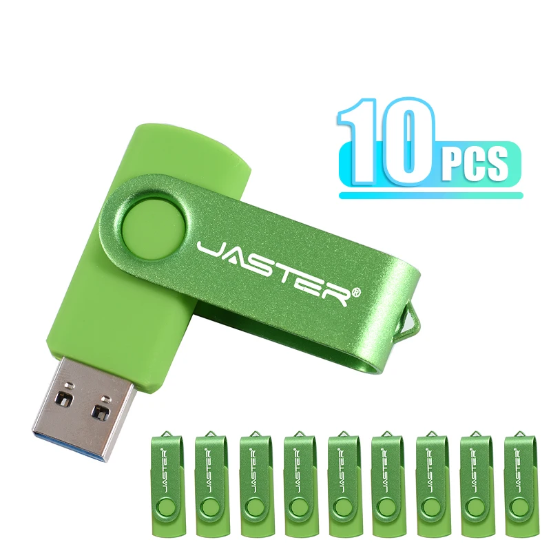 

JASTER 10 PCS/LOT Pen Drive 128GB USB Flash Drives 16GB Memory Stick 32GB 8GB 4GB Mini Creative Gifts U Disk Free Custom Logo