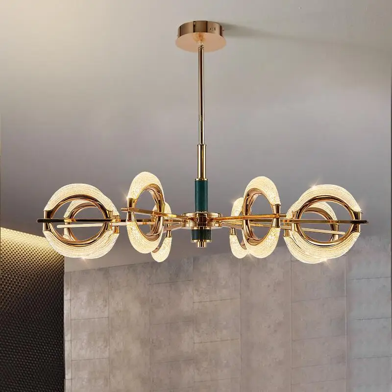 

Modern Light Luxury Minimalist Chandelier for Master Light Bedroom Restaurant Living Room Pendant Lamp Interior Lighting Fixture