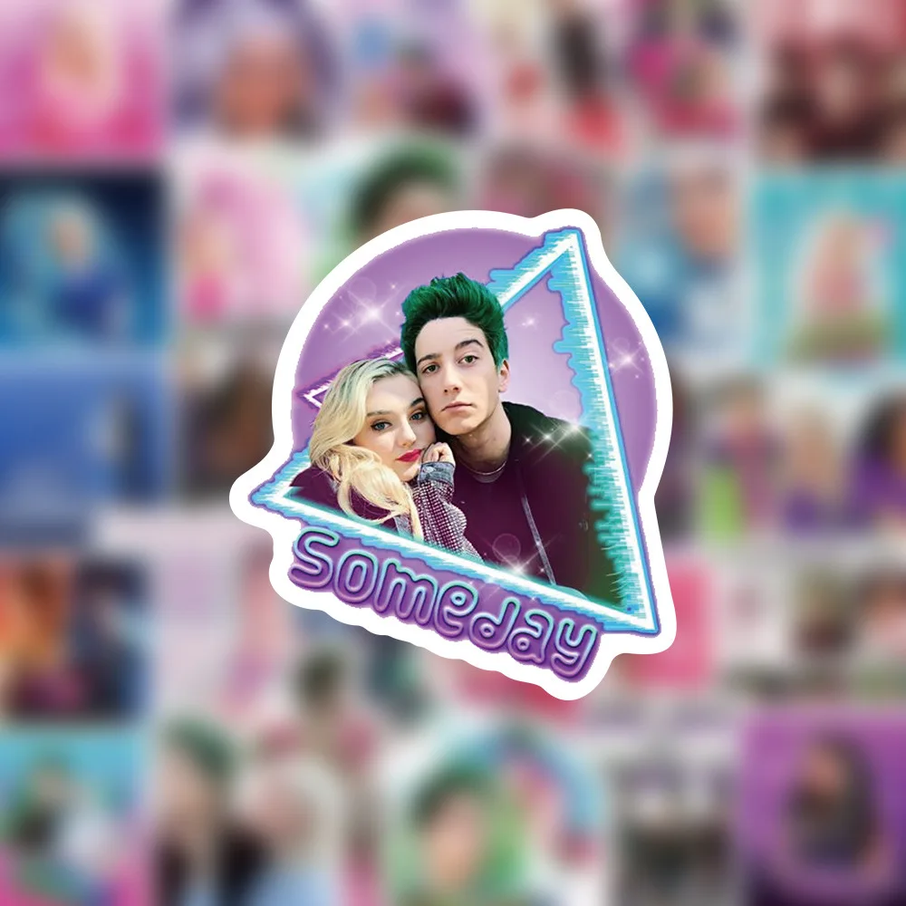 54 pièces amour film Zombies 3 autocollants drôle dessin animé décalcomanies bricolage bouteille d'eau coque de téléphone cahier Graffiti autocollant décoration