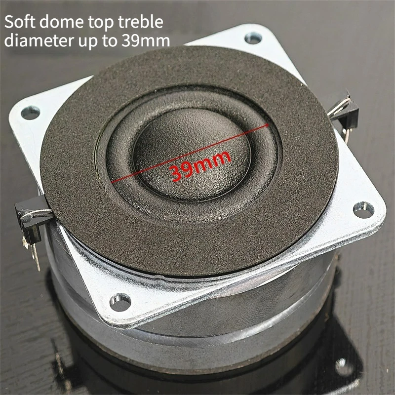 SOTAMIA 1 個 4 インチツイーター 4 オーム 50 ワットドームソフトフィルム銅リングスピーカーアルミ合金パネル GT シリーズデュアル磁気ホーン