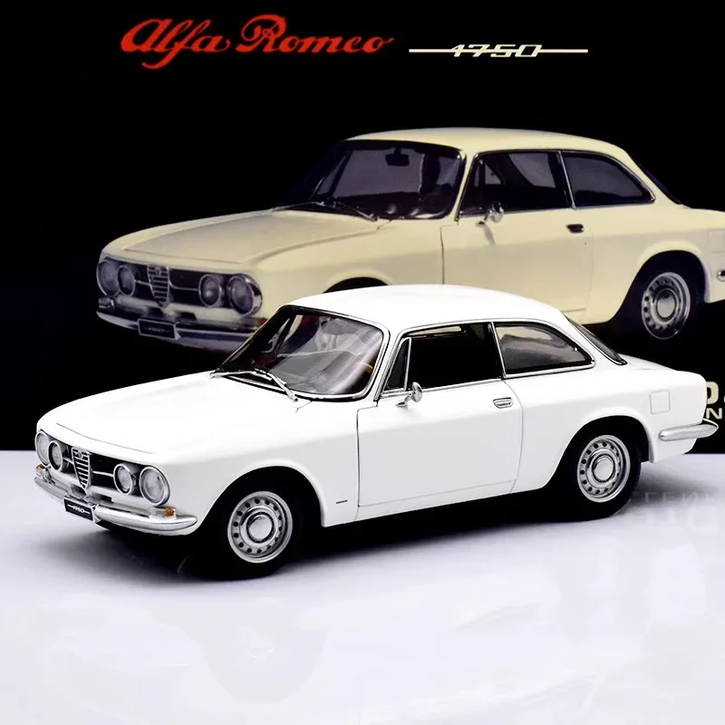 

Autoart 1:18 Alfa 1750GTV White Simulation Limited Edition All Open Alloy Metal Static Car Model Toy Gift