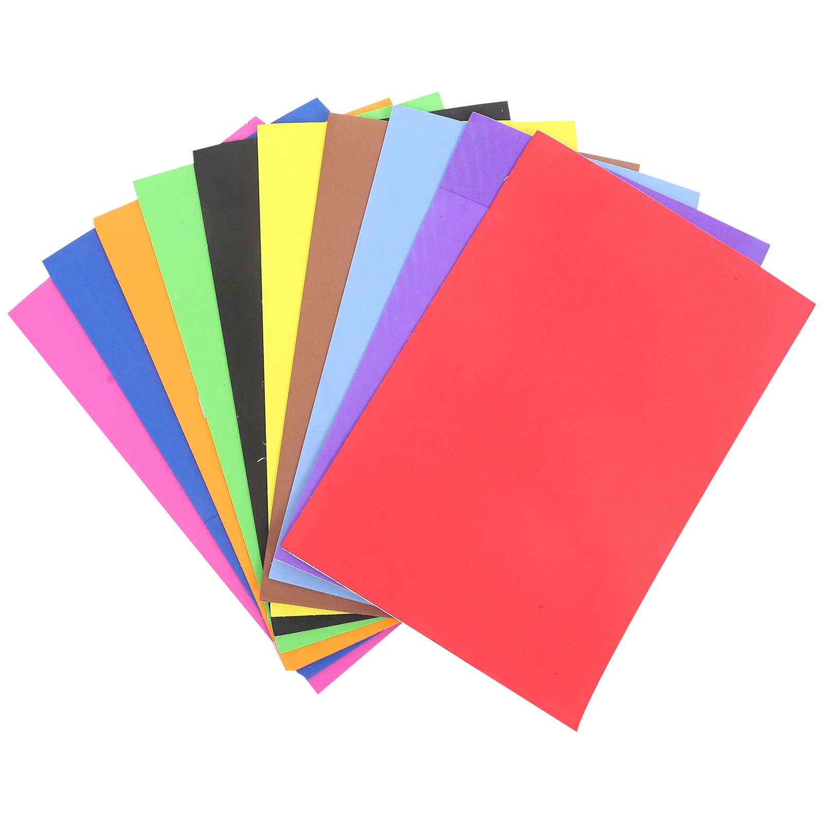 

10 Sheets of Self-adhesive Foams Sheets A4 DIY Craft Foams Decorative Colored Craft Sheets Decors foam paper