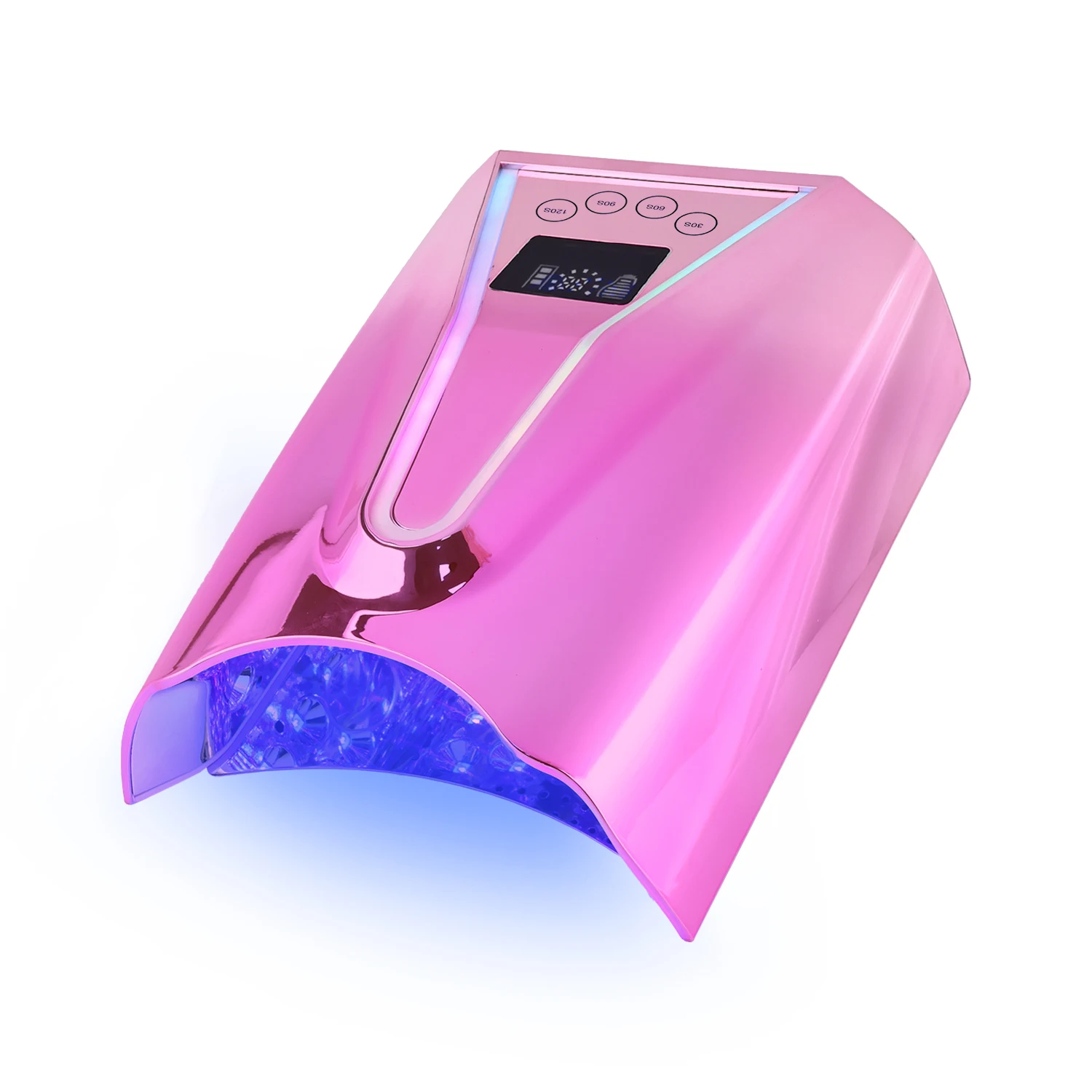 New product ideas 128w Cordless nail lamp Rainbow Atmosphere uv led nail light Fast Curing any uv led gels nail dryer for salon