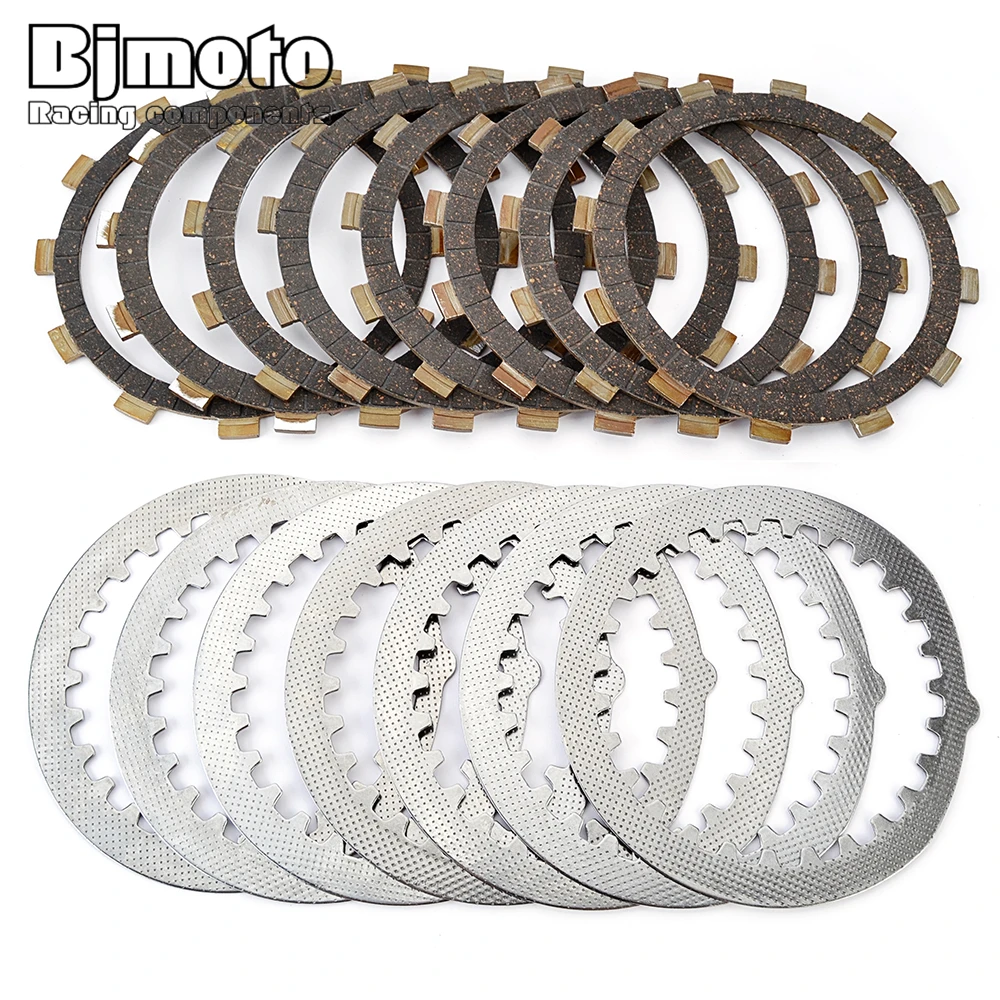 Clutch Friction Disc Plates For Yamaha XJ550RH XJ550H XJ550 1981 4H7-16321-0 4H7-16321-02 7 5Y1-16331-01 1 371-16325-00 7 1.2