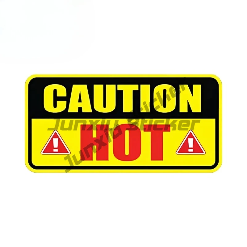 Do Not Touch Caution Hot Sticker Car Stickers Nice Scratch-Proof JDM Decal Suitable for Motorcycle Rear Windshield