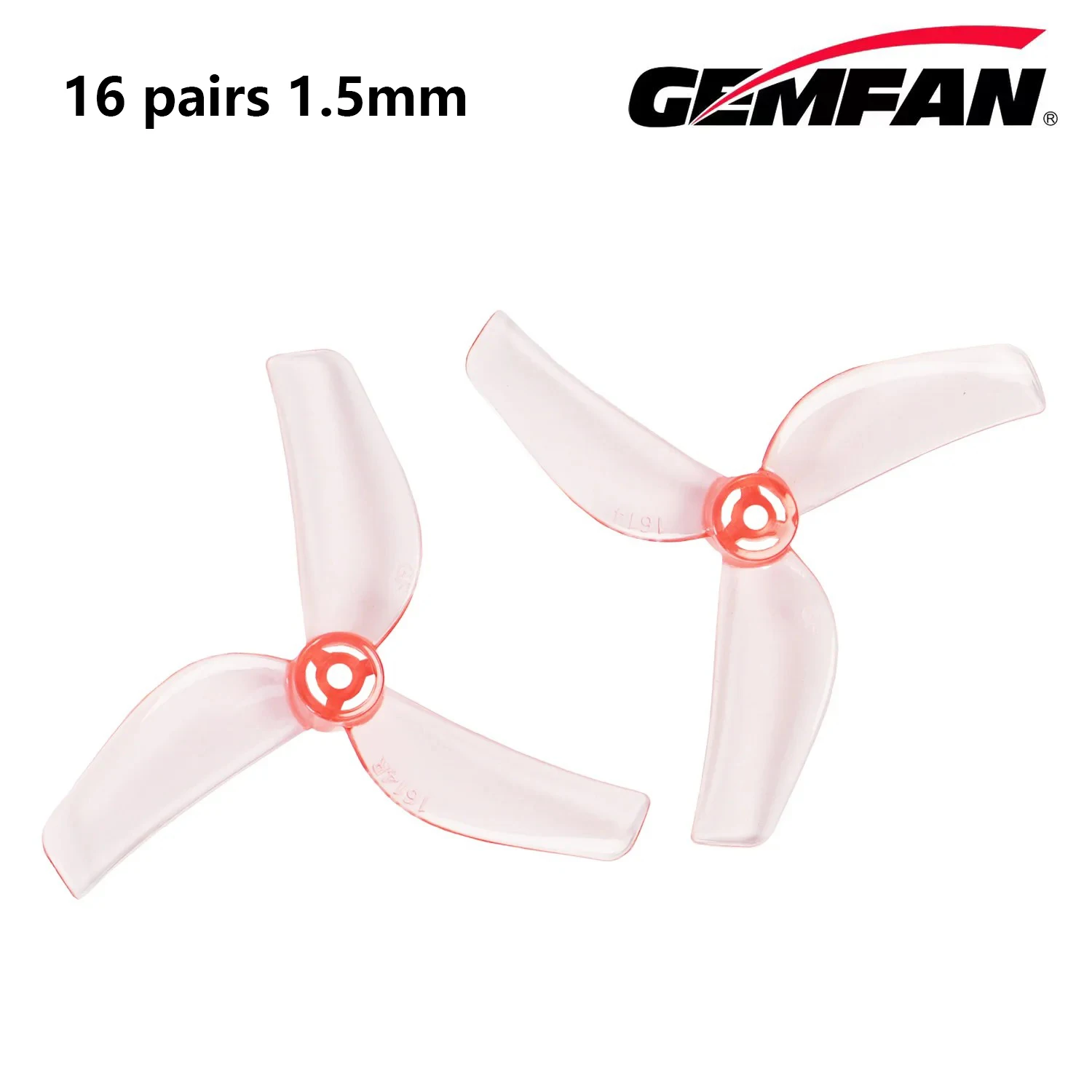 16 Paare/8 Paar Gemfan 1614 40 mm 3-Blatt-PC-Propeller T-Mount 1 mm 1,5 mm 0805-Motor für FPV RC FreestyleTinywhoop Drohnen BETAFPV