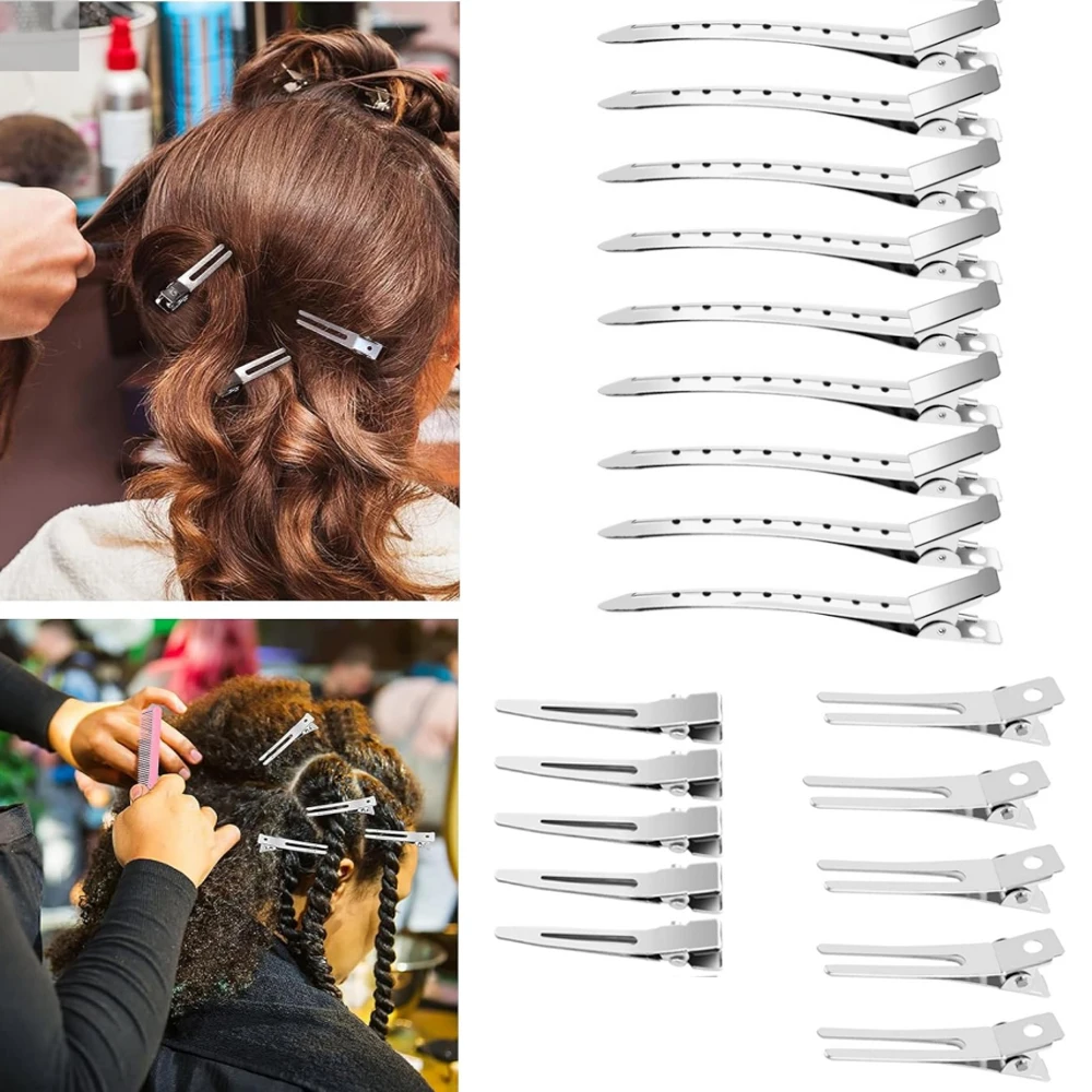 10-30 قطعة مقاطع العناية بالشعر المعادن الصلب تصفيف الشعر بتقسيم كليب المشابك الحلاق قص الشعر أدوات التصميم جذر الشعر رقيق دبوس الشعر #1
