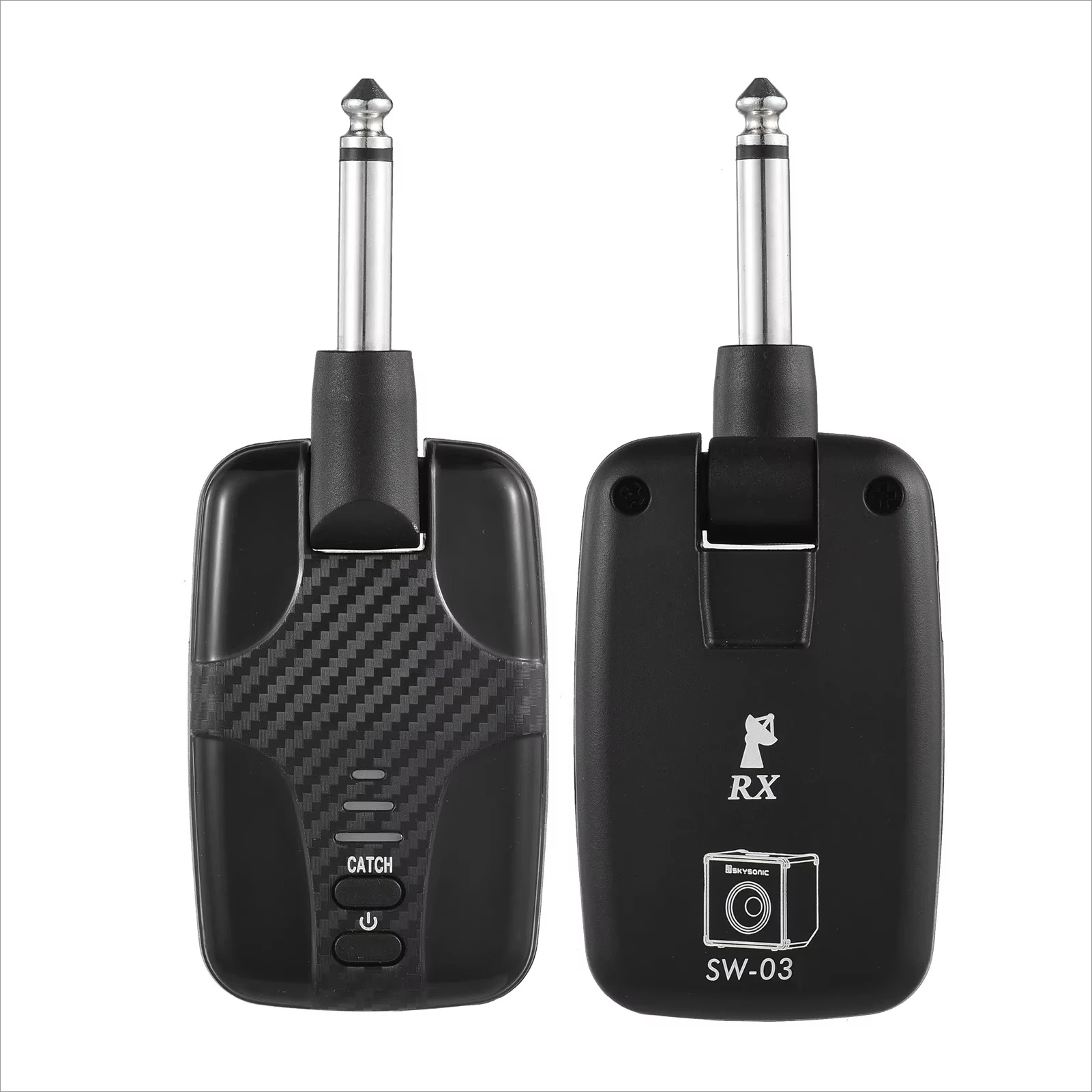 STLF SW-03 Guitar Wireless System Rechargeable Guitar Transmitter and Receiver Set 2.4G Pick up for Electric Guitar Acoustic