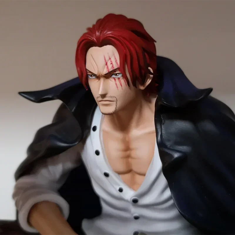 17cm One Piece GK Shanks Figure Chronicle Master Stars Plece BT Sitting Posture Action Figure Pvc Anime Collection Model Toys