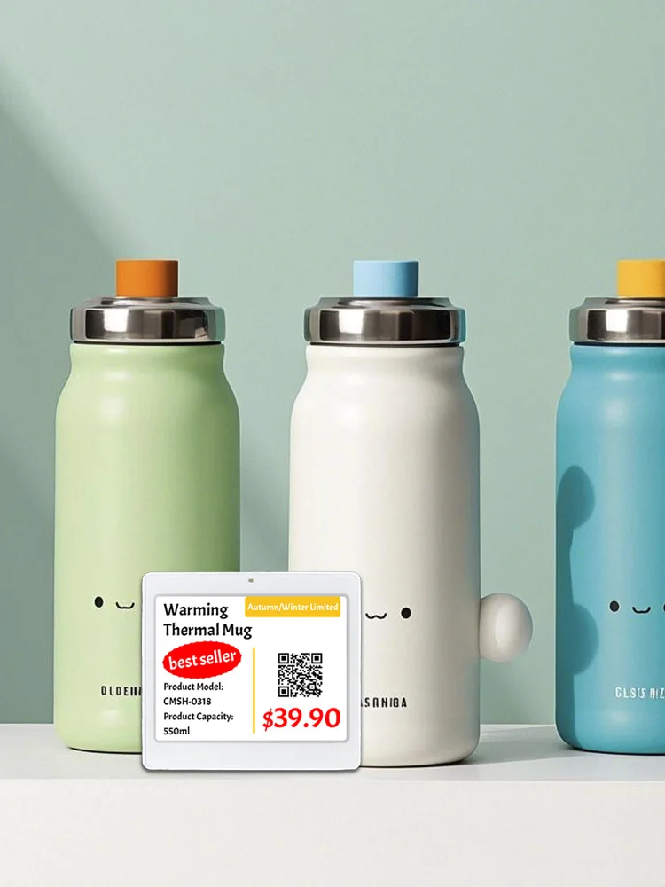 4.2 インチ ESL 価格ラベル電子ペーパー ディスプレイ Ble 電子棚ラベル ディスプレイ