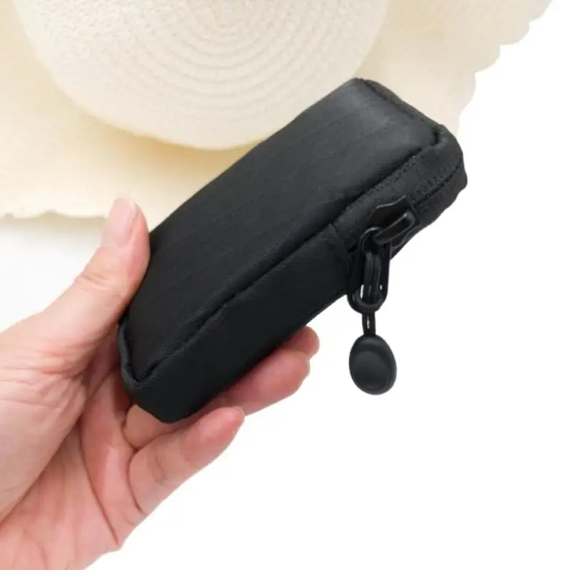 Tragbare Mini-EDC-Tasche, Aufbewahrungstasche, Geldbörse aus Polyester, Münzgeldbörse, Utility-EDC-Organizer für Karten, Schlüssel, Münzen und Notwendigkeiten – Detail 8