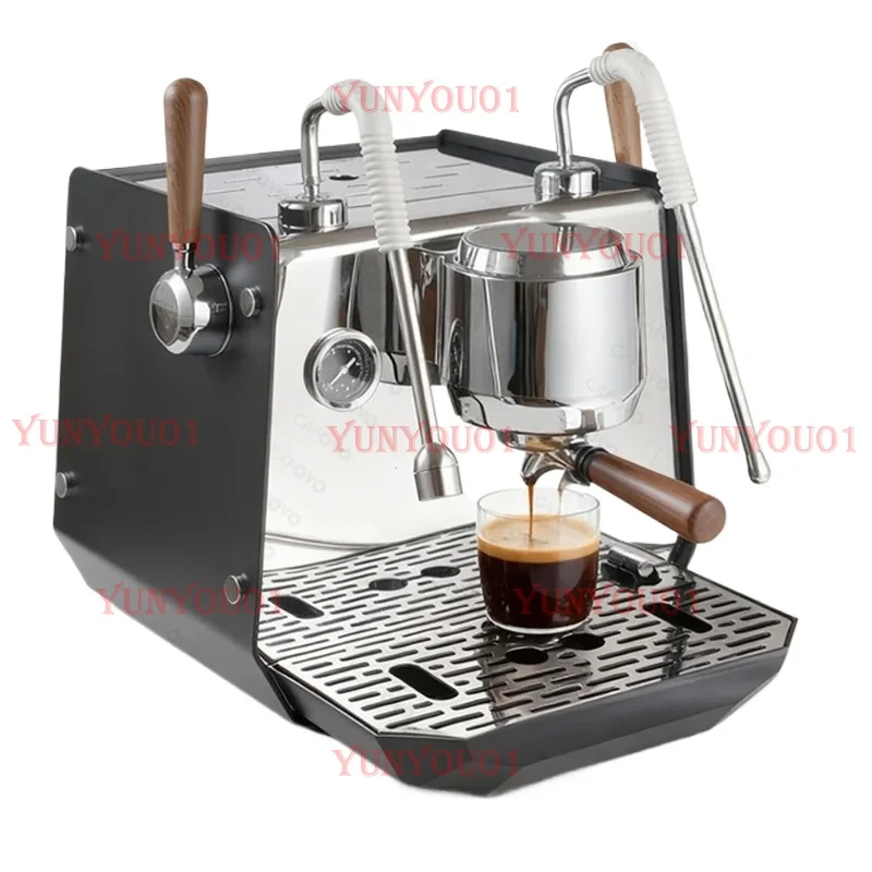 

CAFOVO E102 Commercial Semi-Automatic Espresso Machine with PID Preinfusion Electronic Screen Control Storage Type Double Boiler