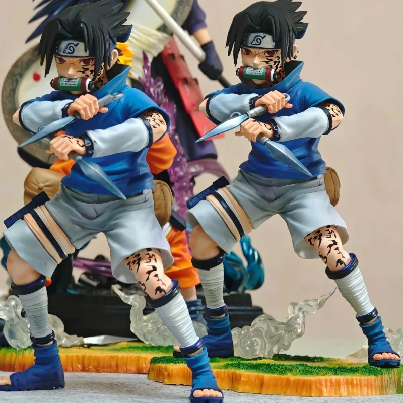 14 cm Nieuwe NARUTO Anime Figuur Uchiha Sasuke Periferie PVC Leuke Model Standbeeld Desktop Decoratieve Ornamenten Kinderen Verjaardagscadeautjes Speelgoed