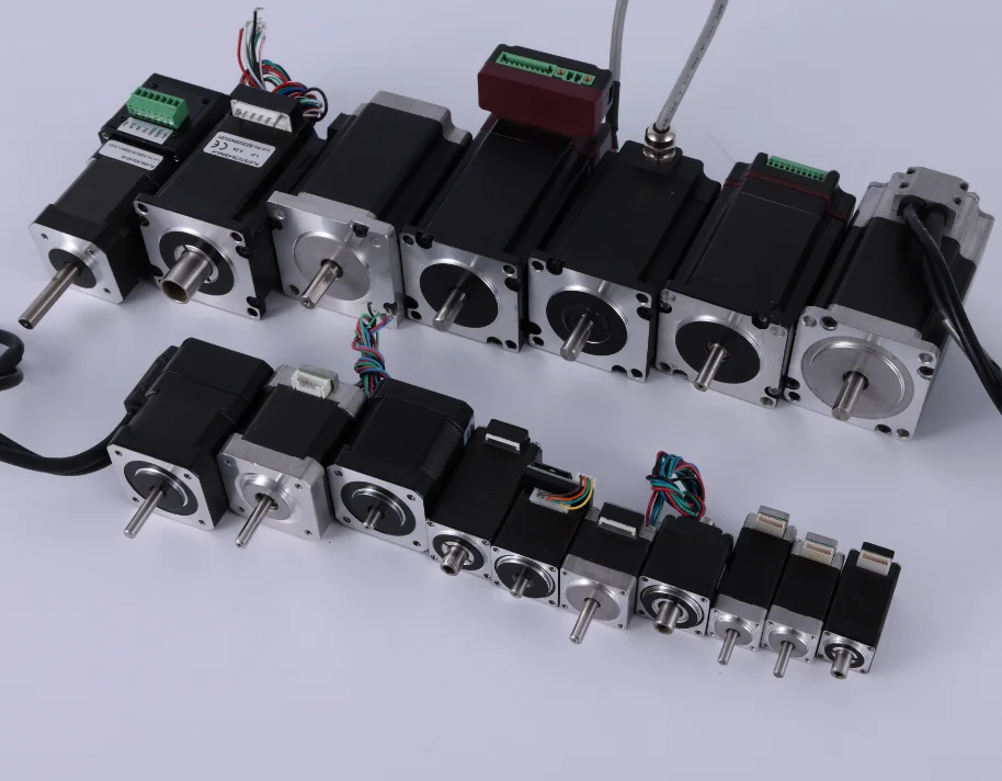 Шаговый двигатель с замкнутым контуром и высоким крутящим моментом 86 мм с инкрементным оптическим энкодером