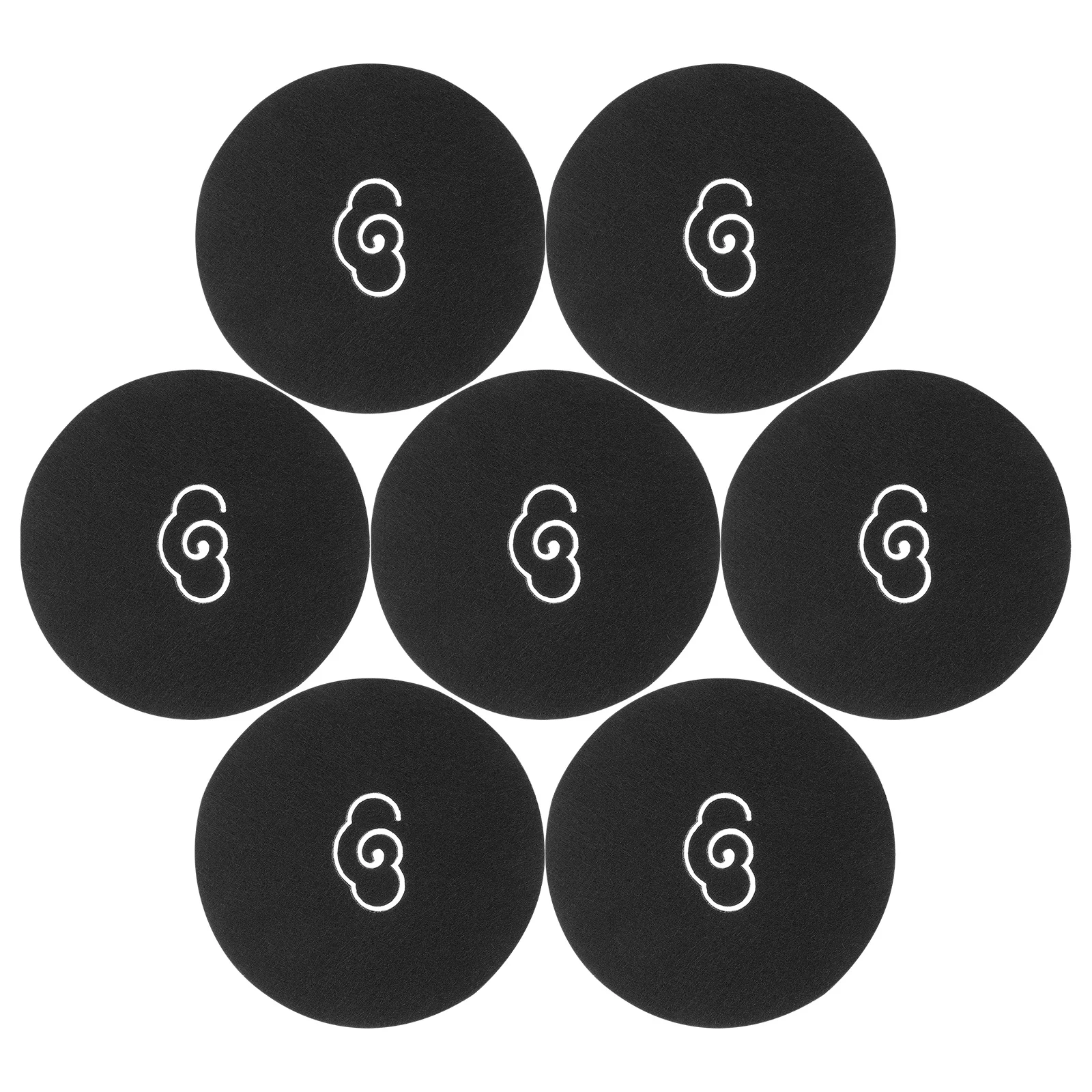 

50Pcs Felt Cup Coaster Heat Resistant Felt Pad Drink Coasters Decorative Cup Mat Practical Insulation Table Protector