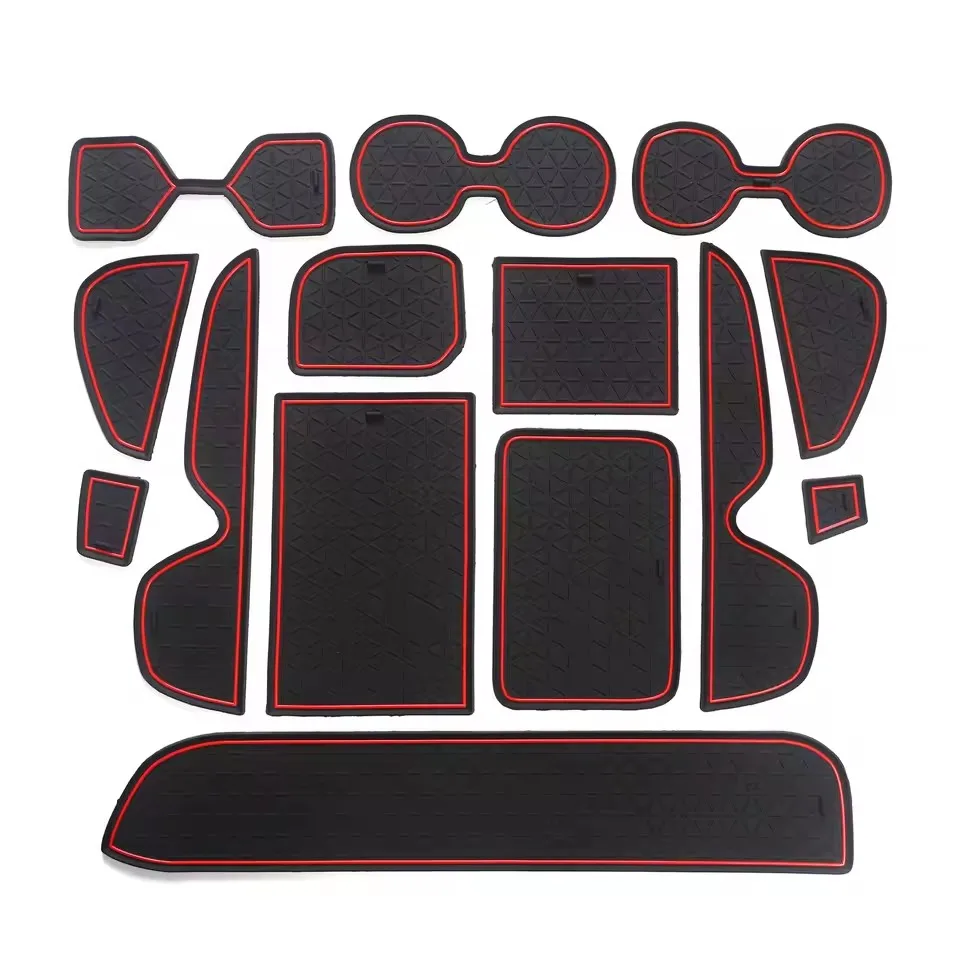 

Для Toyota RAV4 XA50 2019 ~ 2022 противоскользящий коврик для ворот, коврик для чашки, дверная канавка, аксессуары для салона автомобиля