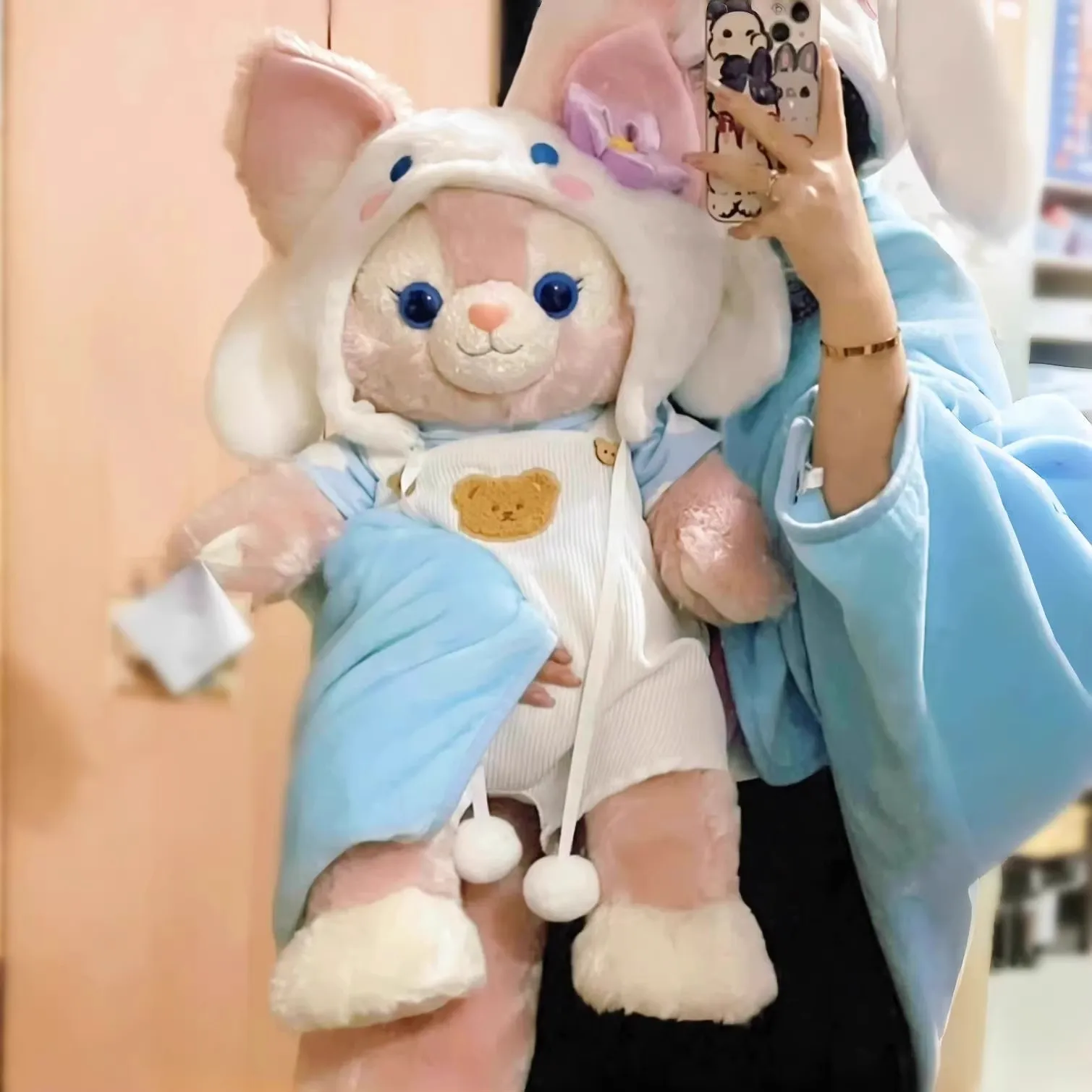 Brinquedo de pelúcia LinaBell – Boneca de pelúcia super macia Kawaii Fox Plushie para presentes de meninas